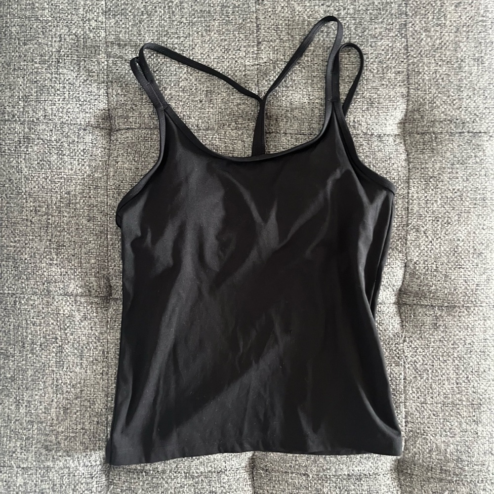 PINK sport tank, Used, Black, women size Small